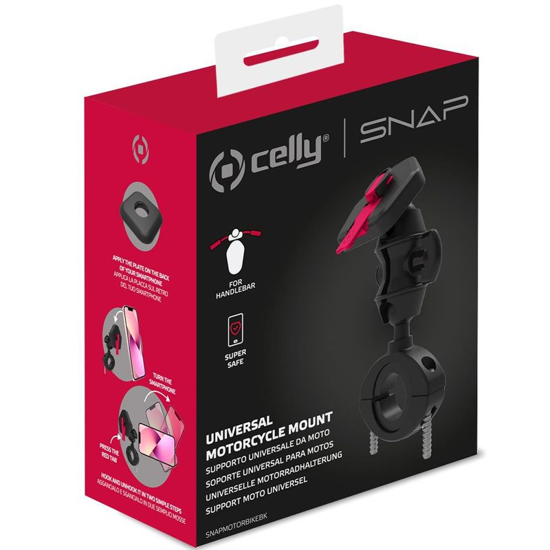 Snap Ultra-durable mobile holder for motorcycles