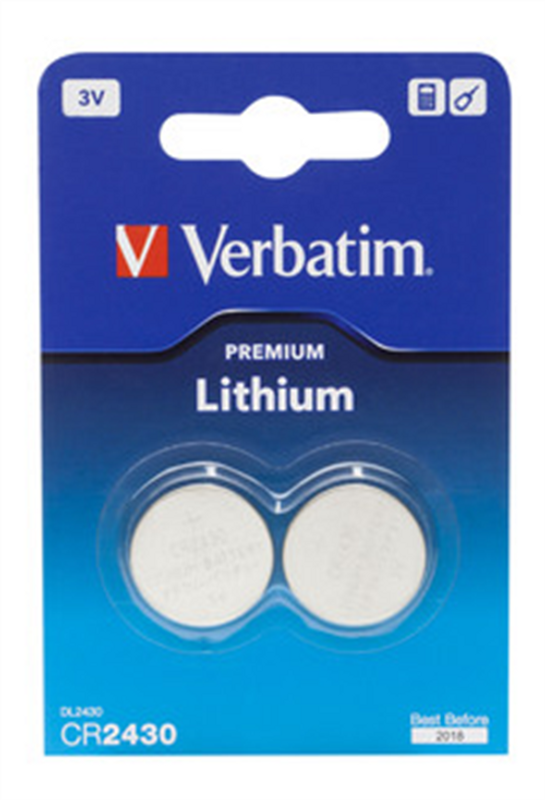 Lithiumbatteri 3V - CR2430 - 2 pack