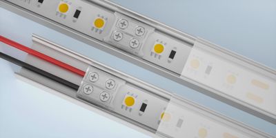 LED-skarv - Heavy Duty med skruvterminal - 8/10mm -2-pin - IP20