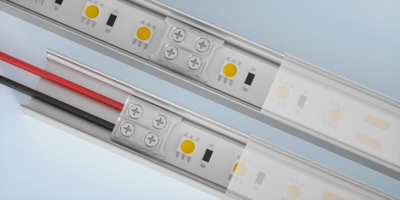 LED-skarv - Heavy Duty med skruvterminal - 8/10mm -2-pin - IP20