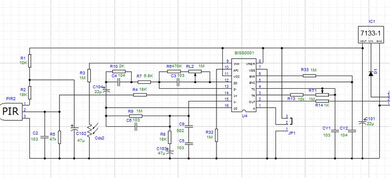 PIR (motion) sensor - HC-SR501