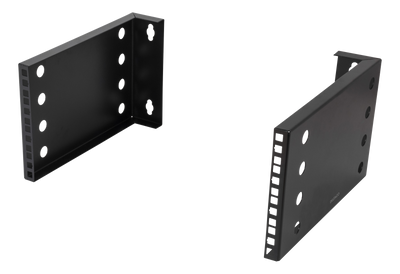 DELTACO 10”-19” väggstativ med justerbar bredd, 4U, 25kg last