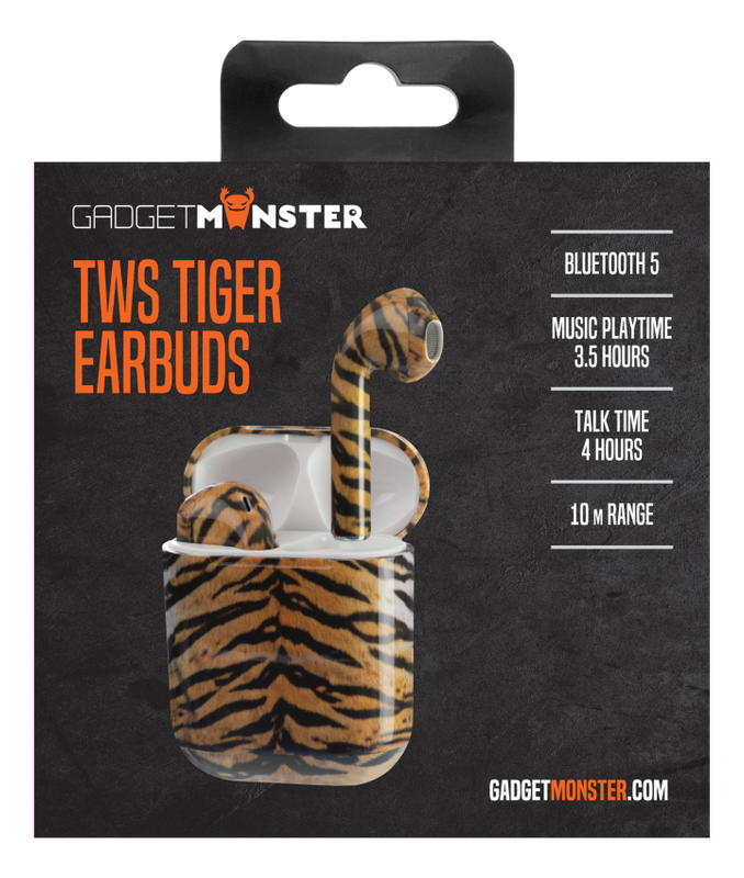 Hörlurar TWS Earbuds, tiger