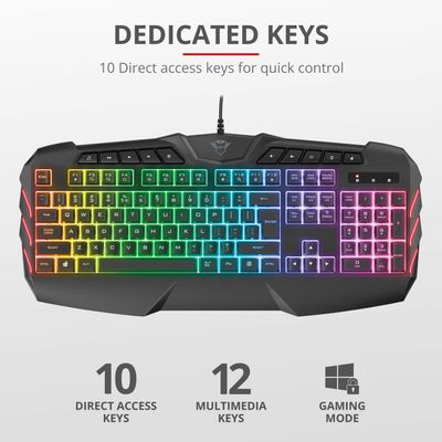 GXT 881 Odyss Semi-mechanical Keyboard Nordis