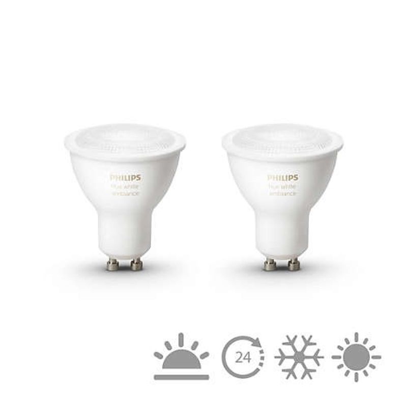 Hue White Ambiance 5W GU10 2-Pack