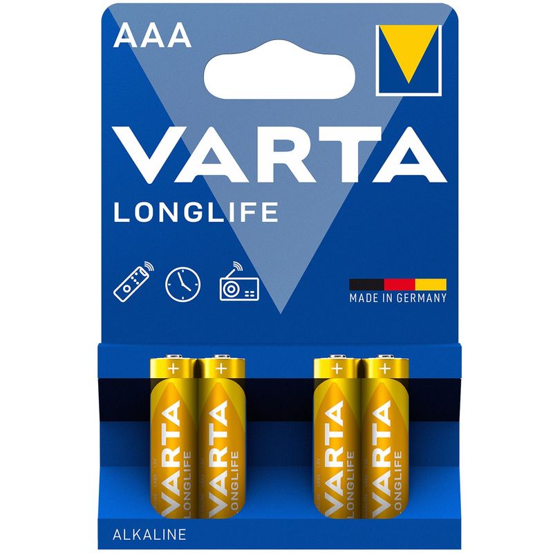 Longlife AAA / LR03 Batteries 4-pack