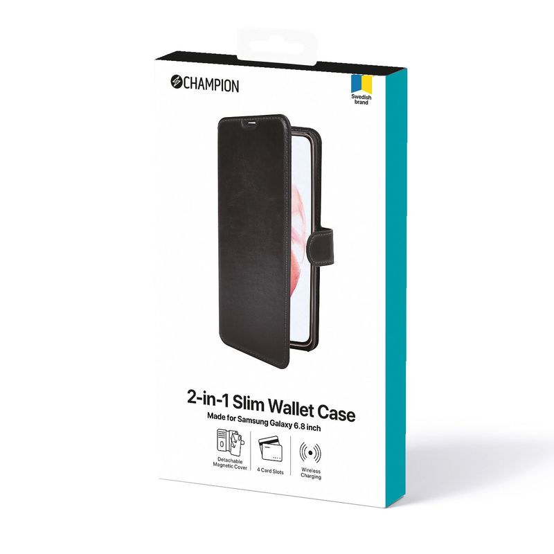 2-in-1 Slim Wallet for Galaxy S21 Ultra