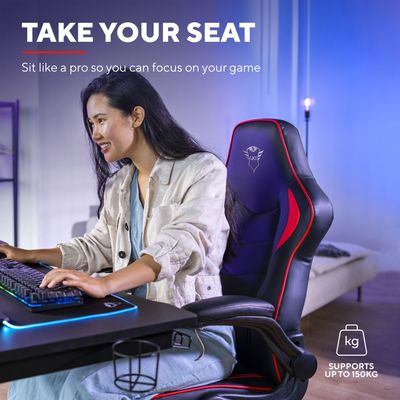GXT 704 Ravy Gaming Chair Black/Red