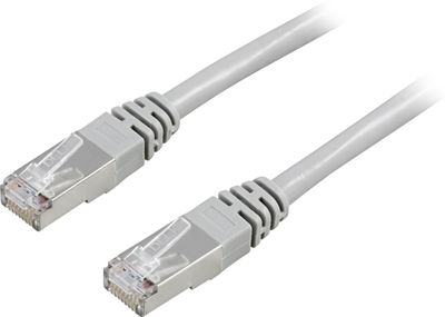 Nätverkskabel 7m F/UTP, Cat5e, grå
