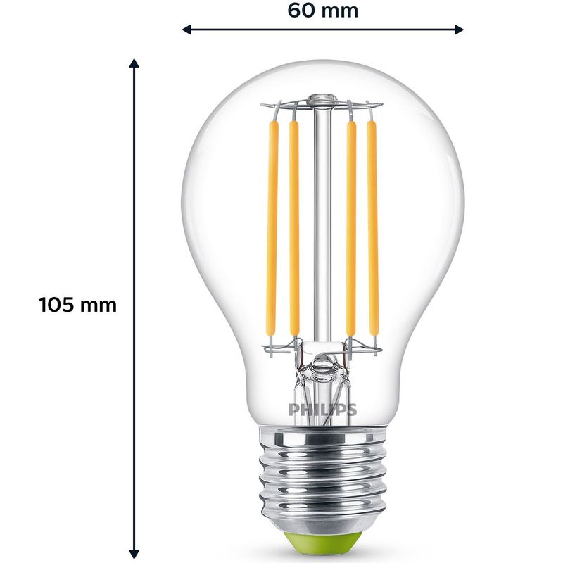 LED E27 Normal 40W Klar 485lm Energiklass A