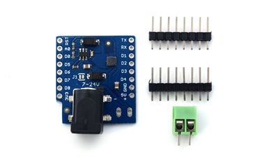 DC Power Shield for WeMos D1 Mini