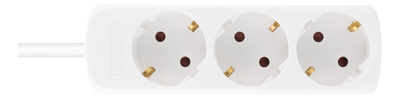 Power strip 5m 3xCEE 7/4 1xCEE 7/7, white