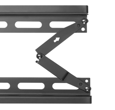 DELTACO Office, heavy-duty fixed foldable, 32"-70", 70kg, 75x75-400x400.