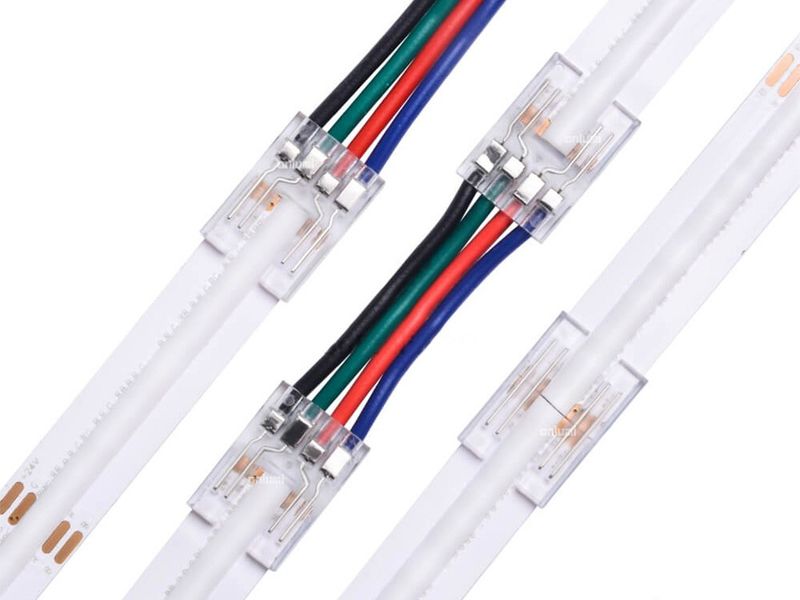 LED-skarv 10mm - Med kabel - RGB - COB - IP20