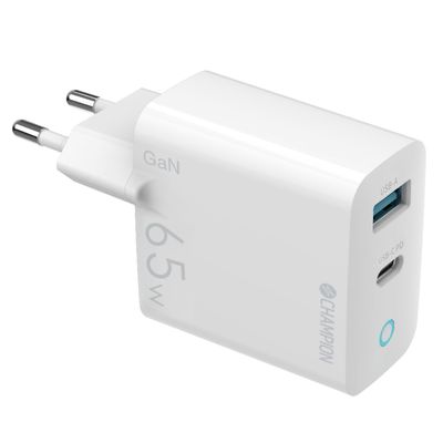 65 W GAN 2 port PD Charger