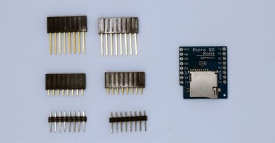 The MicroSD card reader for WeMos D1 Mini is a handy accessory that allows you to read and write data to a MicroSD card using your WeMos D1 Mini board