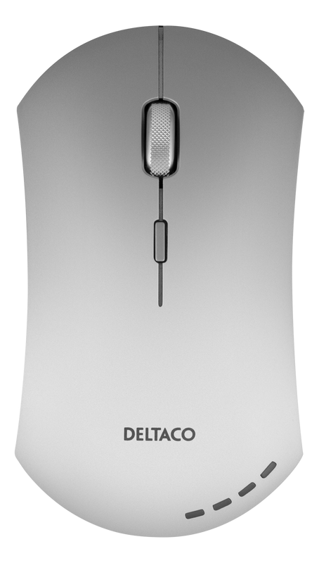 DELTACO Wireless office silent mouse, battery indicator, USB recei