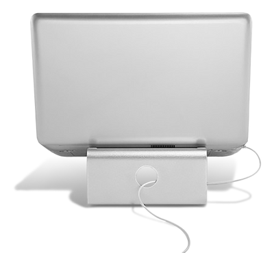 DELTACO Office, Laptop riser, 11"-15", 10kg, aluminium