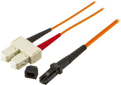 DELTACO fiberkablage MTRJ - SC, duplex, multimode 2m