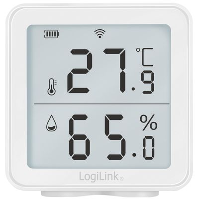 Smart Temp- & luftfuktighetssensor Wifi Tuya