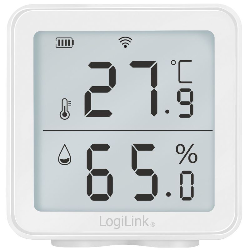 Smart Temp- & luftfuktighetssensor Wifi Tuya