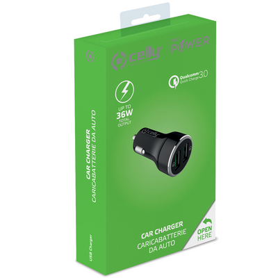 Billaddare 2xUSB QC3 Max 36W