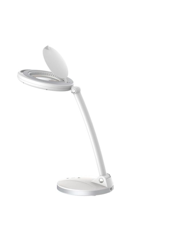 Bordslampa med förstoringsglas