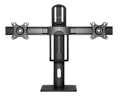 DELTACO Office Vertical Lift Dual Monitor Stand