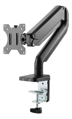 DELTACO Office, Singel desk, gas spring, 17"-32",1,5-8kg,75x75-100x100