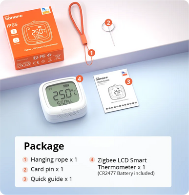 Zigbee LCD Smart Thermometer