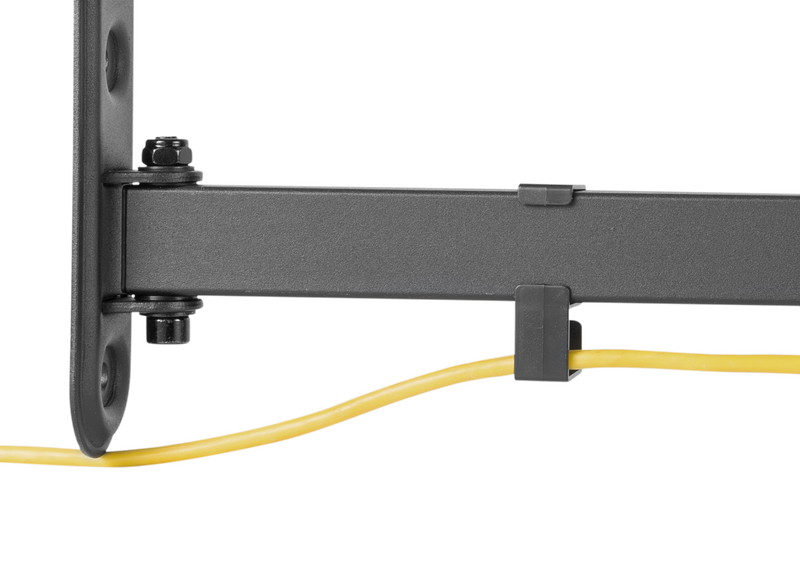 DELTACO Office, full-motion 3-way wall, 13"-27", 25kg, 75x75-100-100