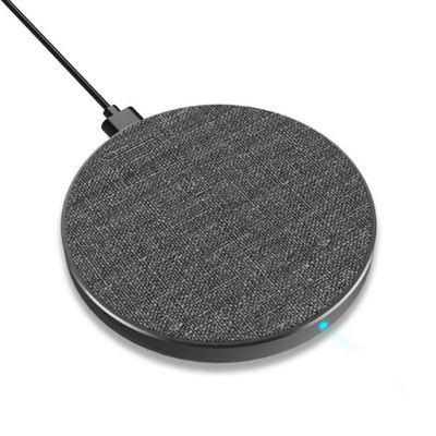 Trådlös Laddare QI Metall/Tyg 10W