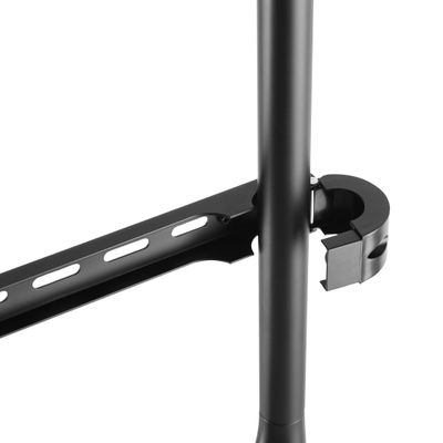 Golvstativ till TV 49-70" Svart/Valnöt