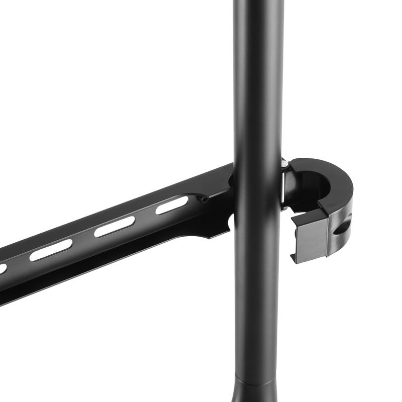 Golvstativ till TV 49-70" Svart/Valnöt