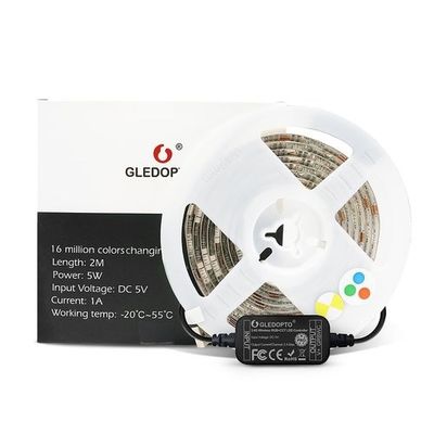 FYND Ljusslinga för utomhusbruk - RGB-CCT - 2m - ZigBee - Gledopto