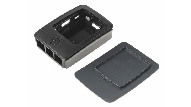 Plast-skal till Pi 2B, 3B, 3B+ - Svart