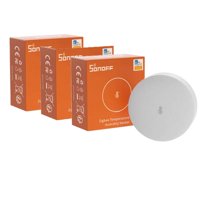 Temperatur/luftfuktighetsmätare med Zigbee 3-Pack