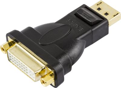 DisplayPort till DVI-D Single Link adapter, ha - ho, svart