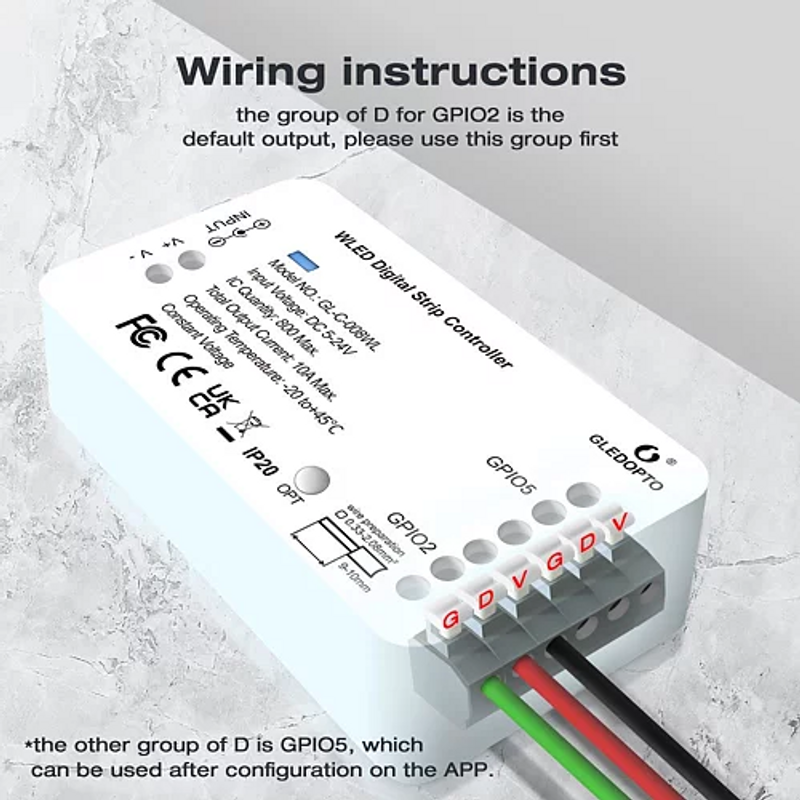 Gledopto WLED Digital Strip Controller