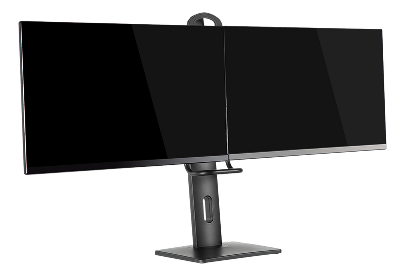 DELTACO Office Vertical Lift Dual Monitor Stand