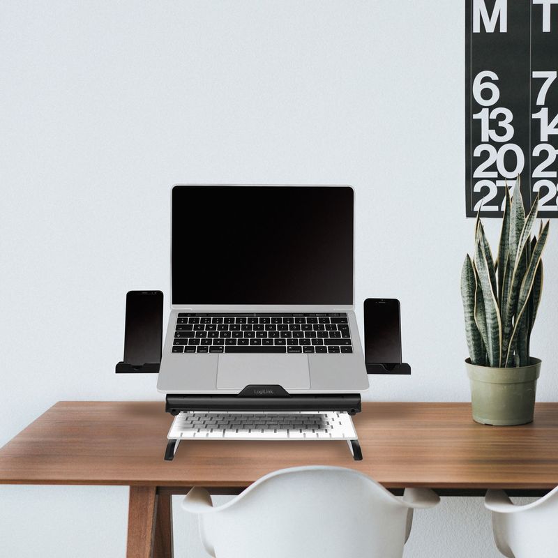 Hopfällbart Laptopställ och höjdjusterbart Sv