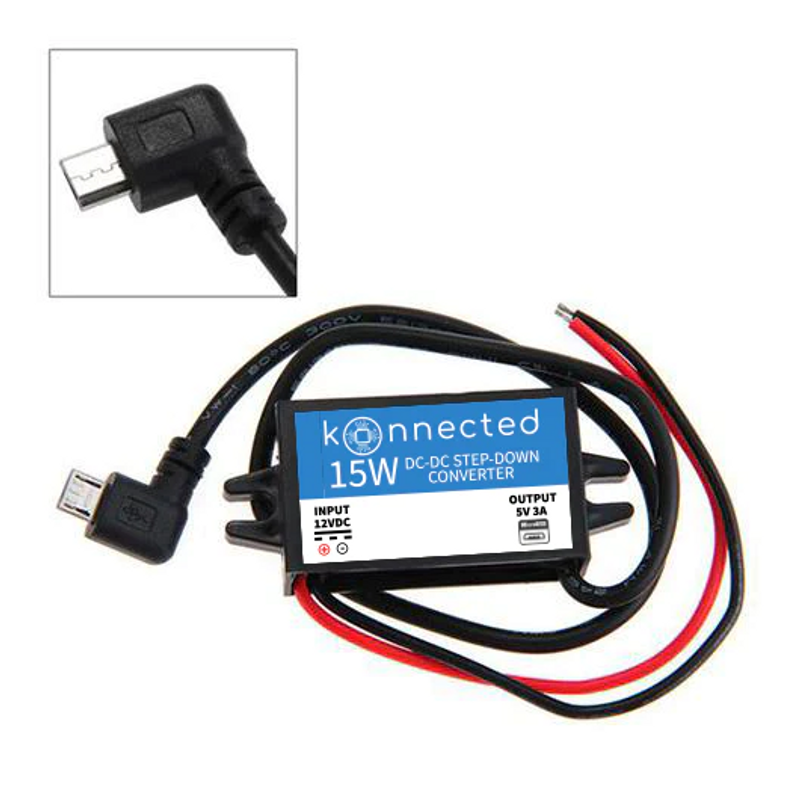 12V till 5V USB transformator