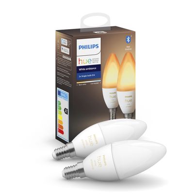 Hue White Ambiance B39 E14 - 2 pack