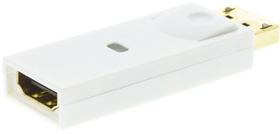 DisplayPort till HDMI adapter med ljud, Full HD i 60Hz, vit,