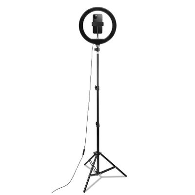 CLICKRINGUSB 12" Ringlampa med 1,6m Tripod