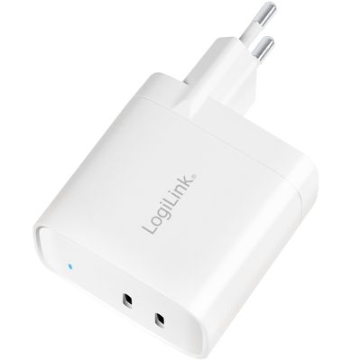 USB-laddare 2 x USB-C PD 40W GaN