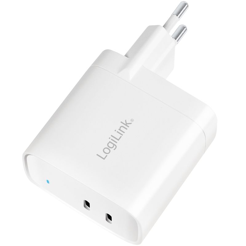 USB-laddare 2 x USB-C PD 40W GaN