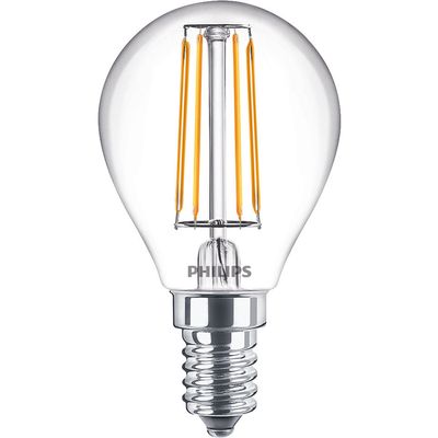 2-pack LED E14 Klot 4,3W (40W) Klar 250lm
