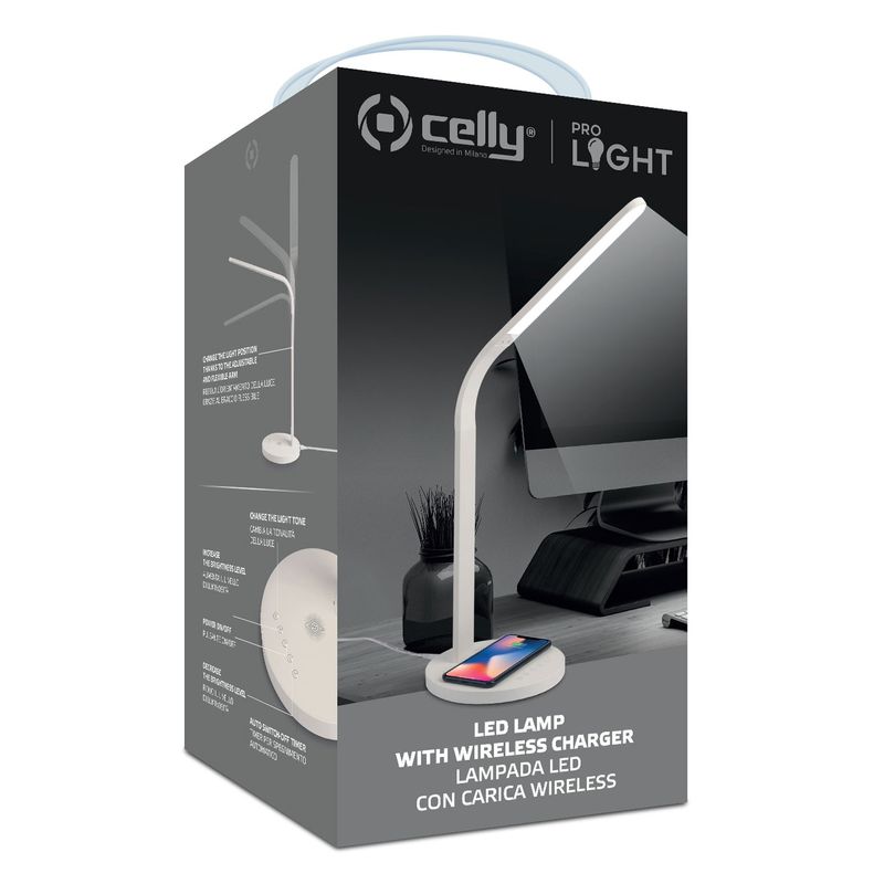 Skrivbordslampa med trådlös laddning 5W