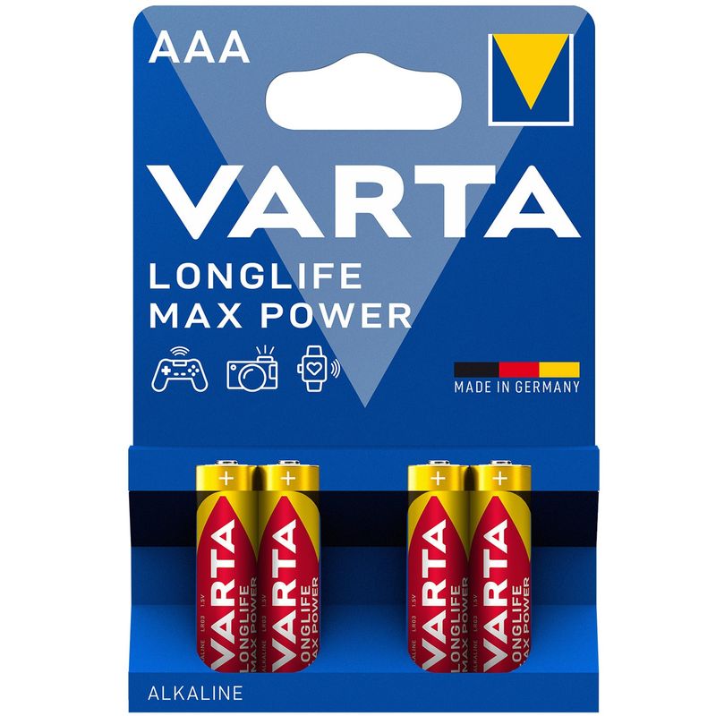 Longlife Max Power AAA / LR03 Batteri 4-pack